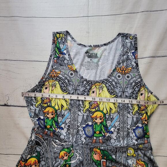 Legend of Zelda Windwaker Size M Print Skater Dress Comic Con Cosplay Gamer - Picture 8 of 10